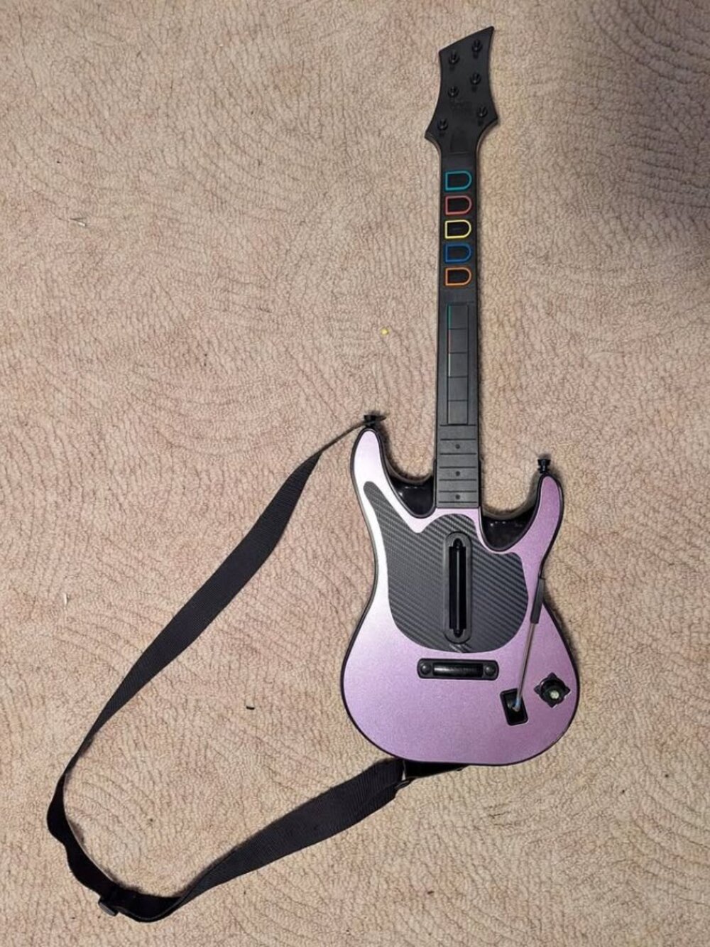 Xbox 360 Guitar Hero Custom Colour Guitar Red Octane "Tested"